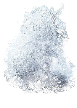 喷出的泉水