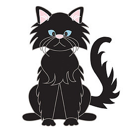 毛绒猫png图片