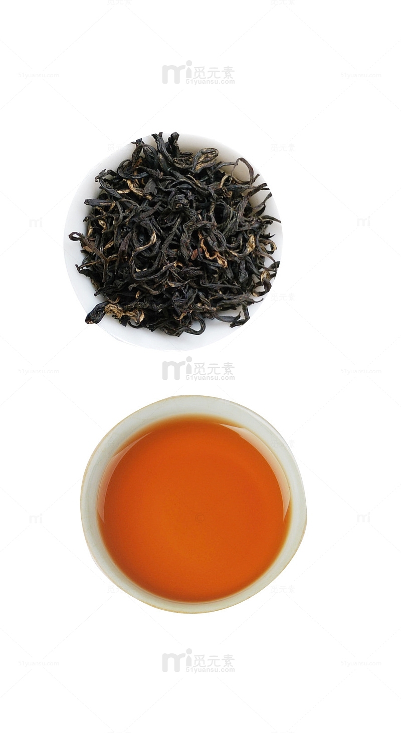 茶叶与茶汤高清素材