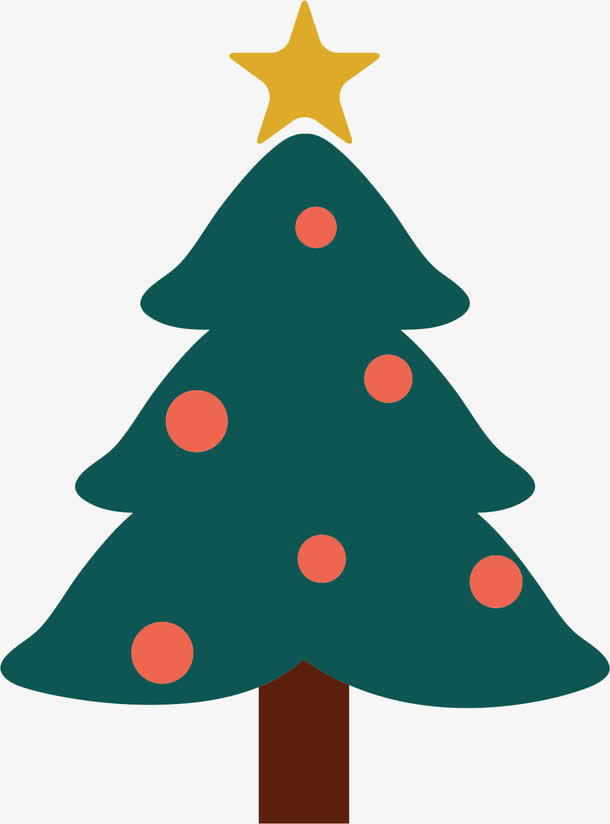 矢量圣诞树素材免费下载_觅元素