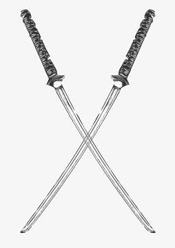 卡通武士素材-卡通武士图片元素-觅元素