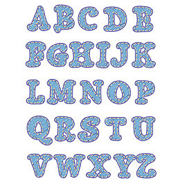 创意英文字母矢量素材