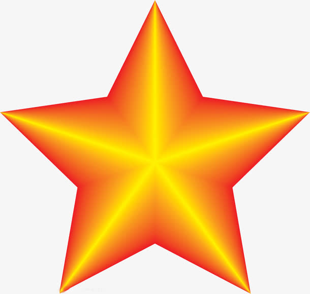 渐变色五星素材免费下载_觅元素