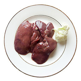 家常炒鸡肝的食材