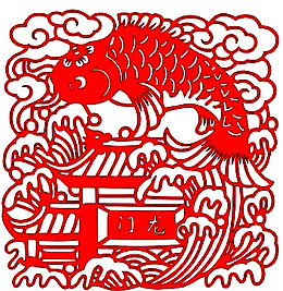 鱼跃龙门
