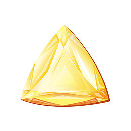 炫彩钻石金刚石单质晶体矢量素材