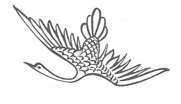 简笔画鱼鳞纹