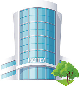矢量PPT创意旅游酒店图标