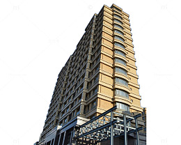 仰视居民楼建筑