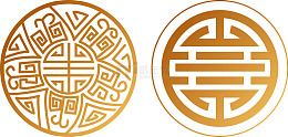 喜庆门贴