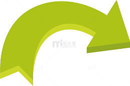 矢量图右旋转箭头