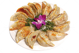 香煎韭菜饺