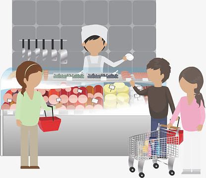 逛超市图片_逛超市素材_觅元素