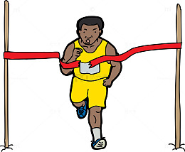 到达终点的选手