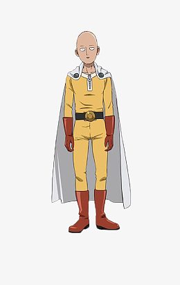 一拳超人呆滞全身像