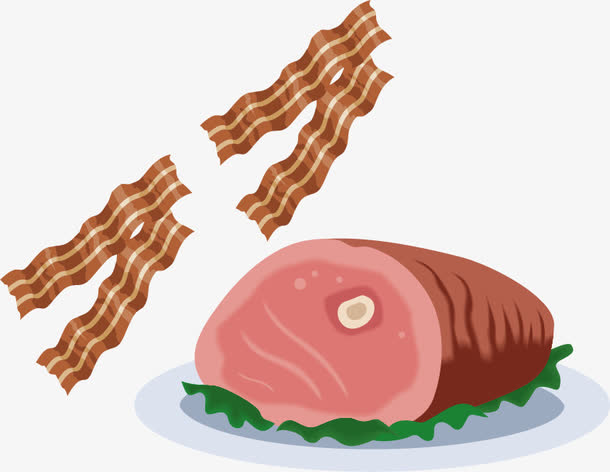 午餐肉png矢量素材
