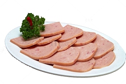 火锅菜品午餐肉