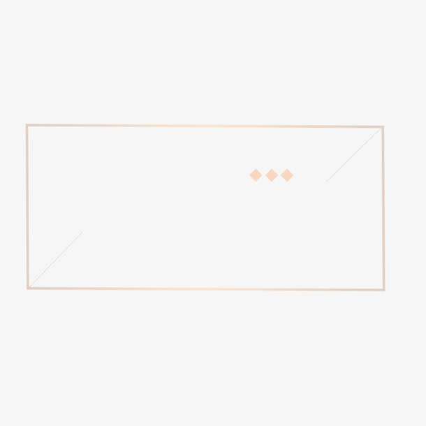 简约几何菱形装饰框