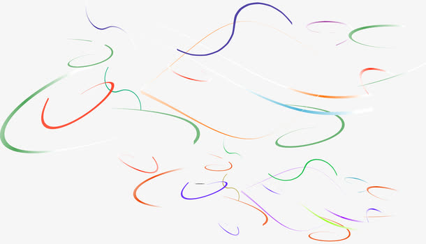 矢量缤纷彩条素材