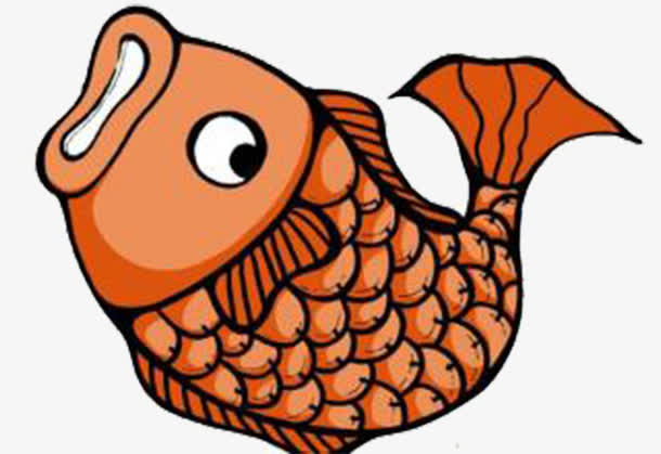 卡通鲤鱼
