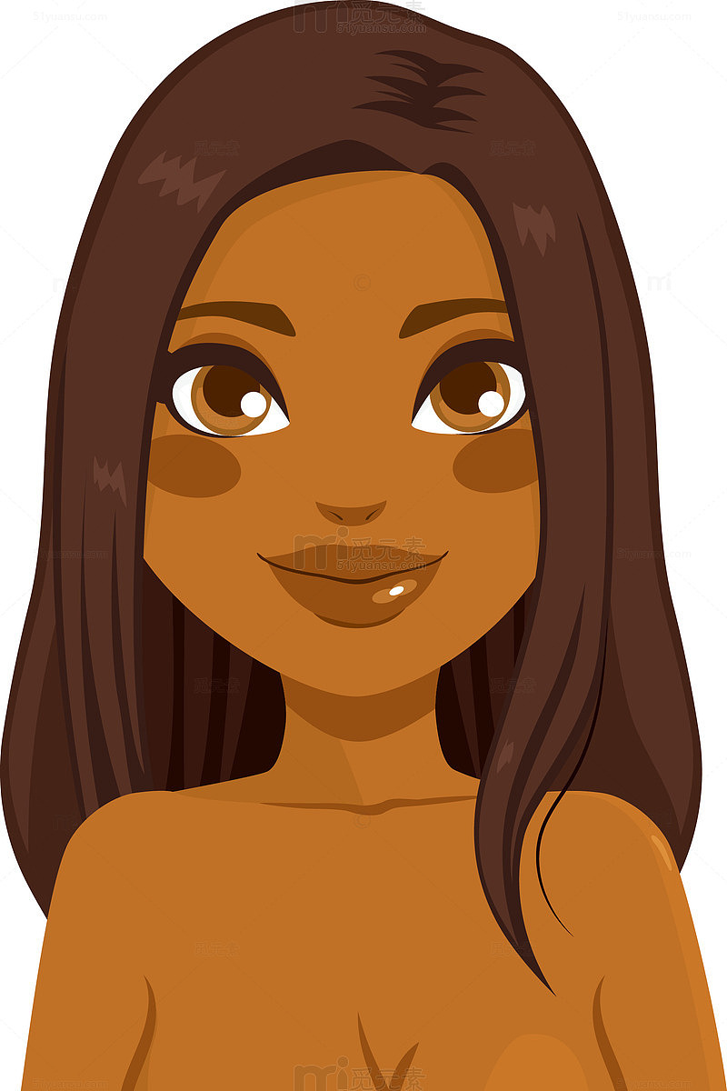 黑皮肤女孩