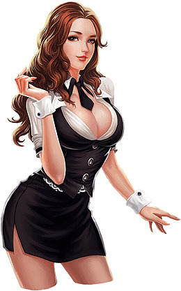 卡通美女
