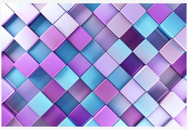 彩色方格子png素材