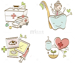 医疗元素插画