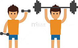 举重矢量图