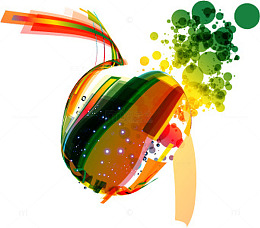 缤纷抽象炫彩动感光线