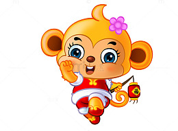 美丽的小猴子