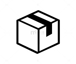 压缩打包盒图标素材