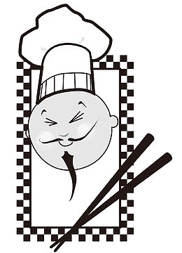 卡通手绘厨师帽子