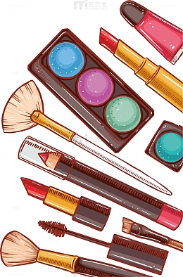 化妆品矢量图