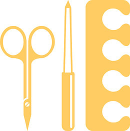 扁平化妆品icon