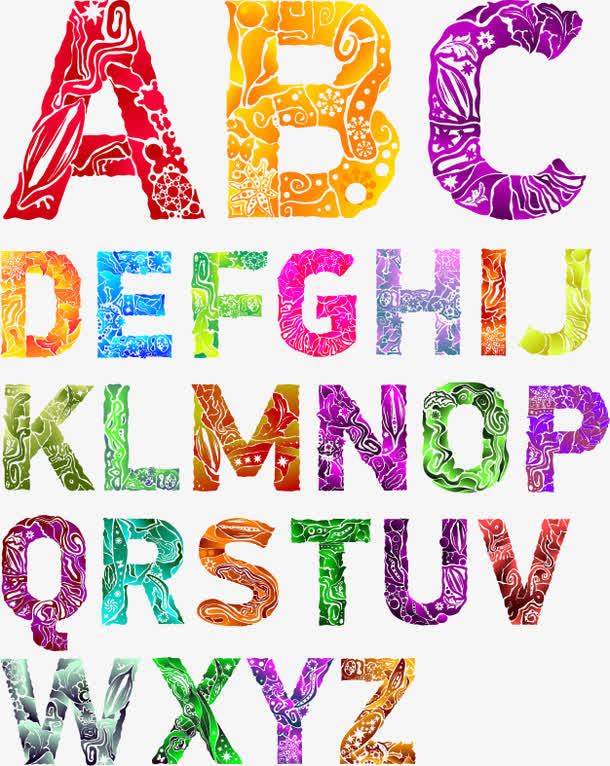 字母素材免费下载_觅元素