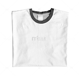 白色折叠衬衫