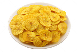 一盘香蕉片免扣素材