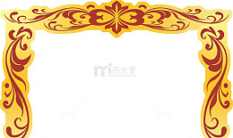 金色婚礼花门