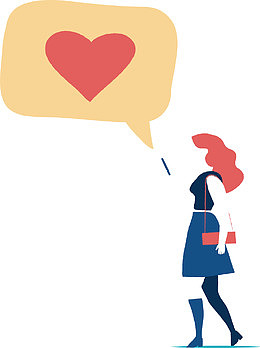 发送爱情的信息