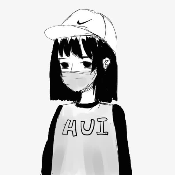 17个性帽子女孩