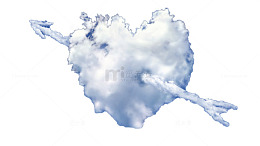 一箭穿心云朵图片