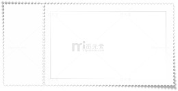 漂亮创意白色相框