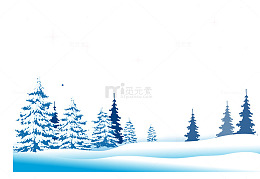 矢量雪景