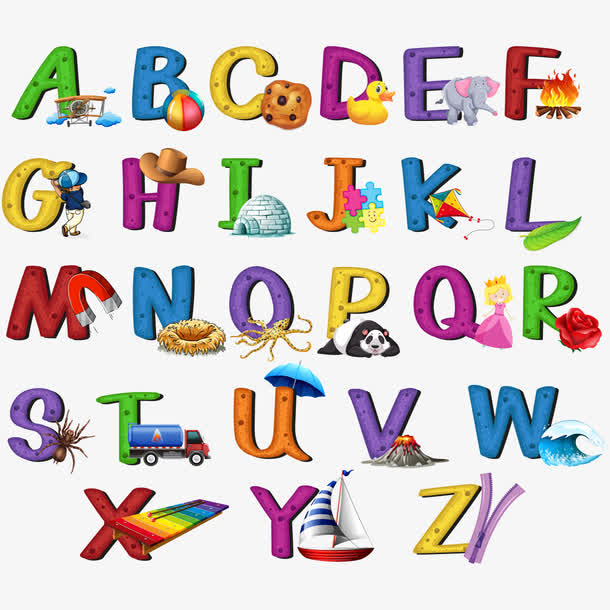 矢量创意字母