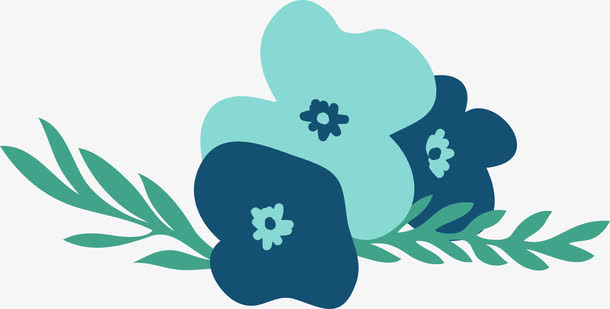 关键词 : 蓝色花朵,花边,装饰图案,矢量,小清新,卡通[声明] 觅元素