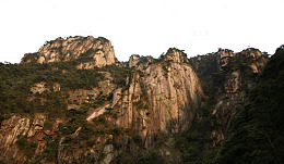 三清山雄伟山峰美景