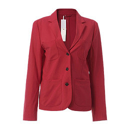 纯羊毛四口袋简洁设计女士西装