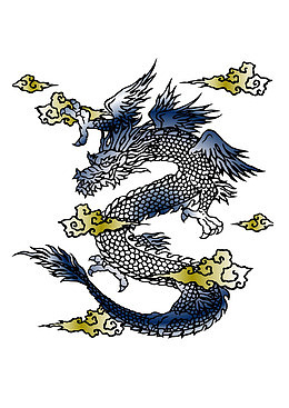 蓝色长龙