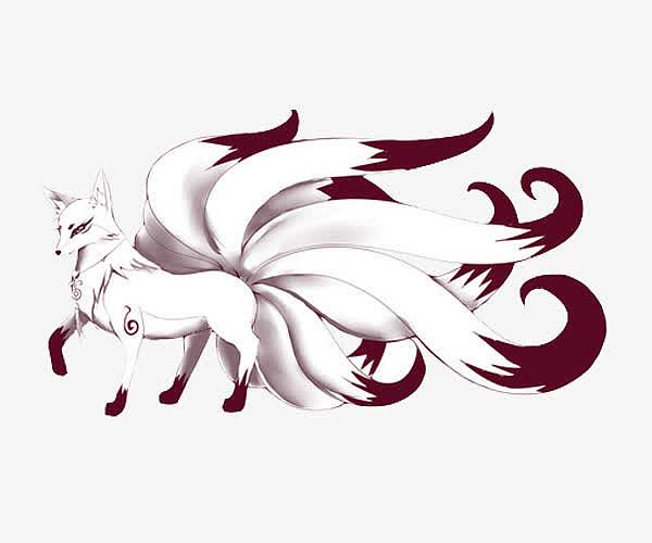 九尾狐狸图片素材